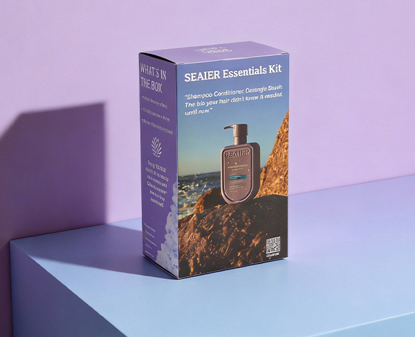 Hair Care Kit Packaging Box | Custom Folding Carton for Shampoo & Conditioner Sets