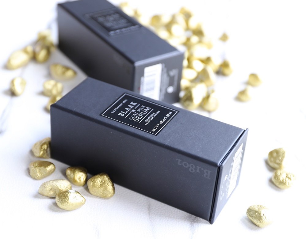 Black Gift Packaging for Serum