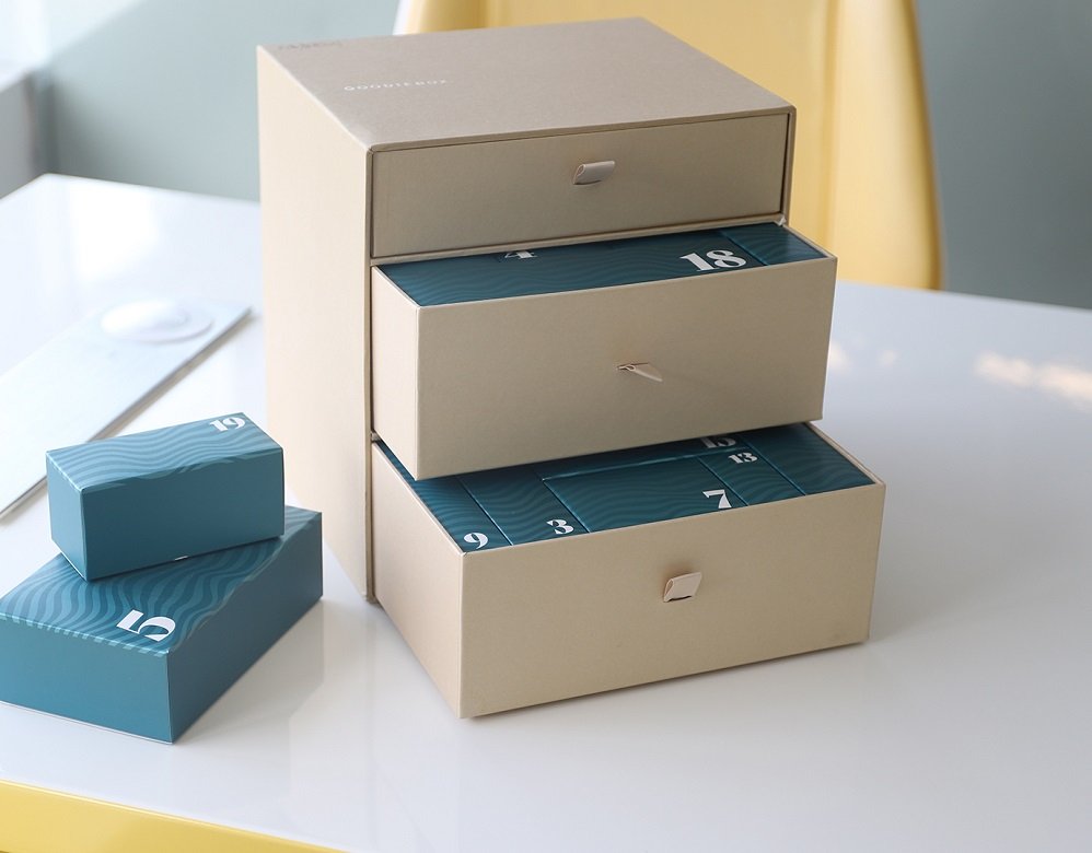 Triple Drawer Box Advent Calendar