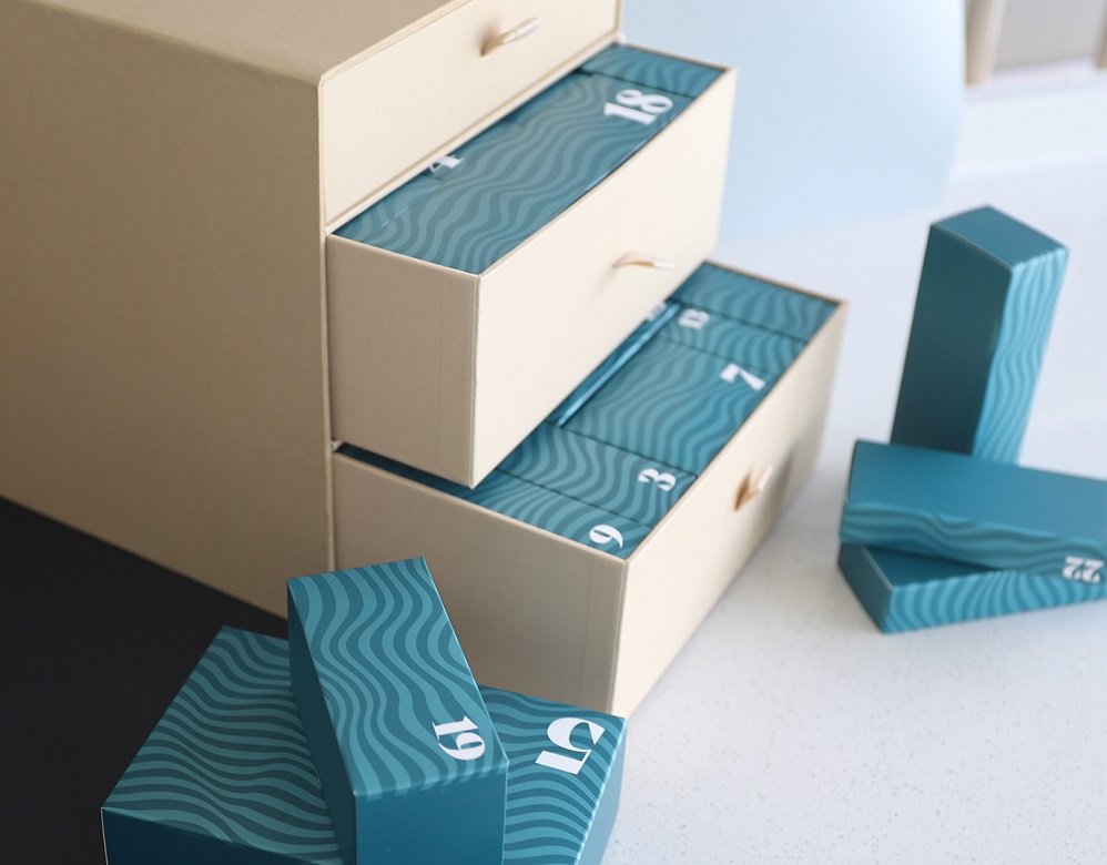Triple Drawer Box Advent Calendar