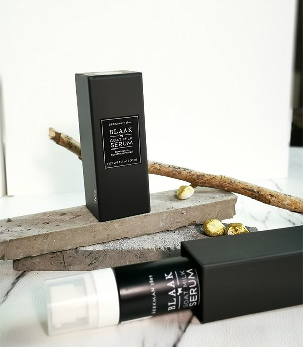 Black Gift Packaging for Serum
