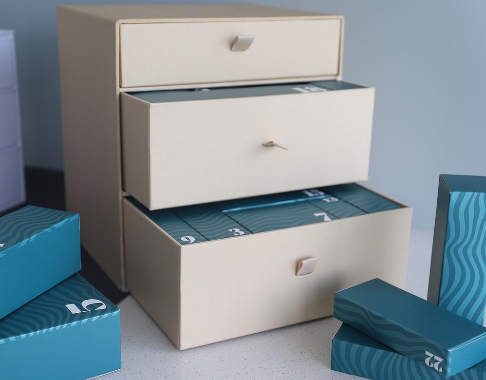 Triple Drawer Box Advent Calendar