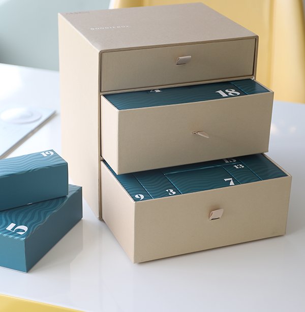Triple Drawer Box Advent Calendar