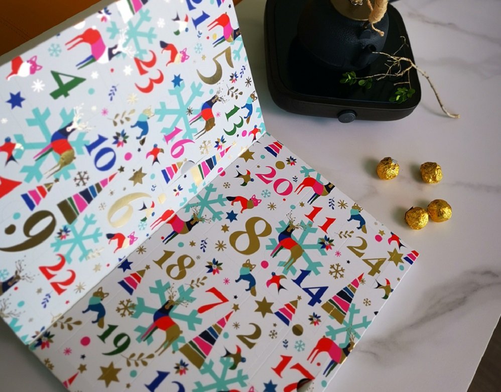Book Shape Advent Calendar