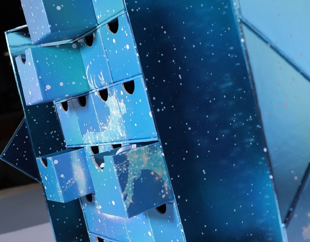 Starry Sky Advent Calendar Packaging