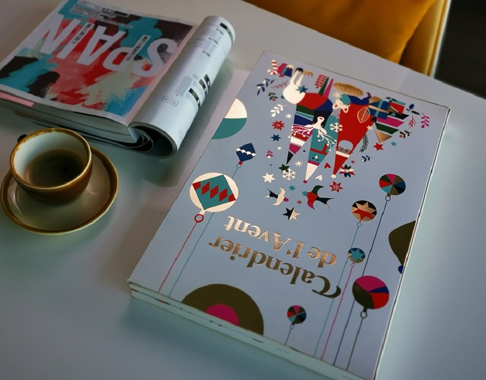 Book Shape Advent Calendar