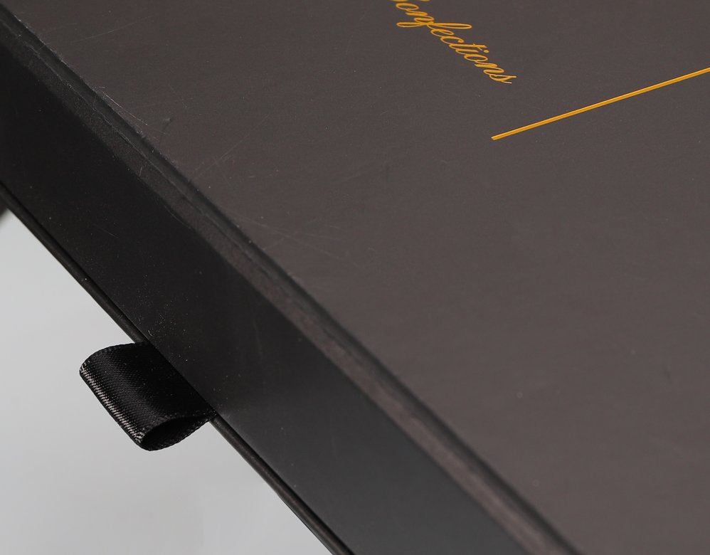 Black Magnetic Gift Folding Box