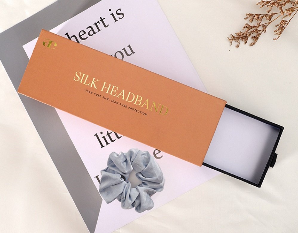 Box for Mulberry Silk Scrunchie / Silk Headband / Sleep Cap