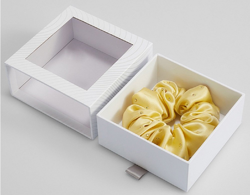 Box for Mulberry Silk Scrunchie / Silk Headband / Sleep Cap