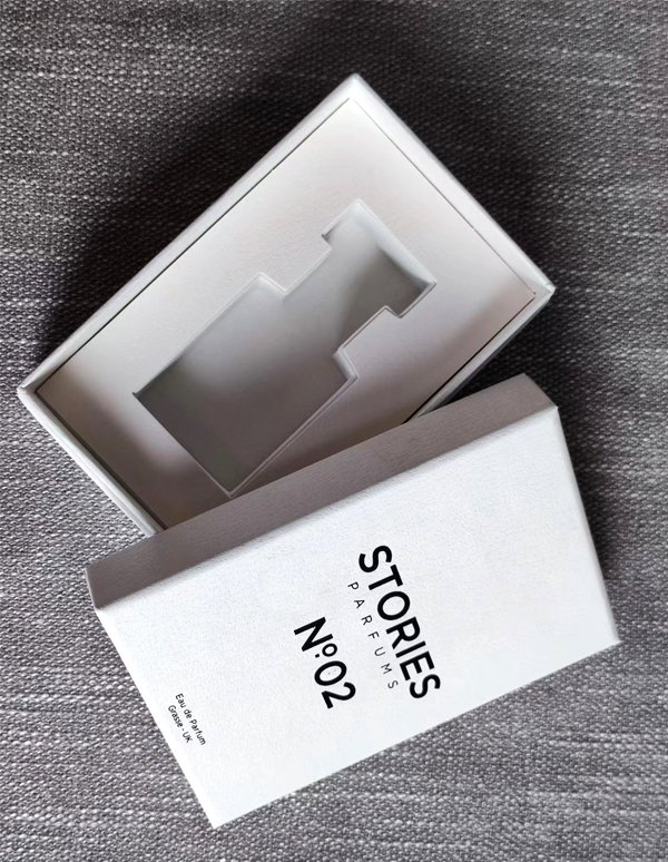 Natural White Perfume Box Packaging