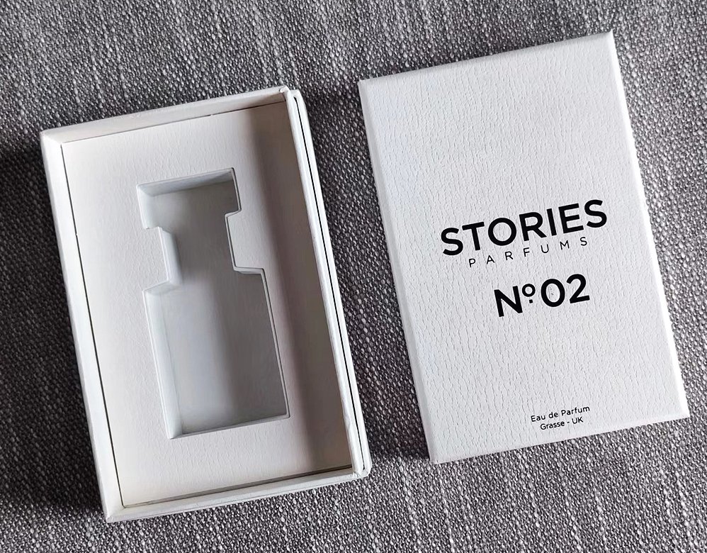Natural White Perfume Box Packaging