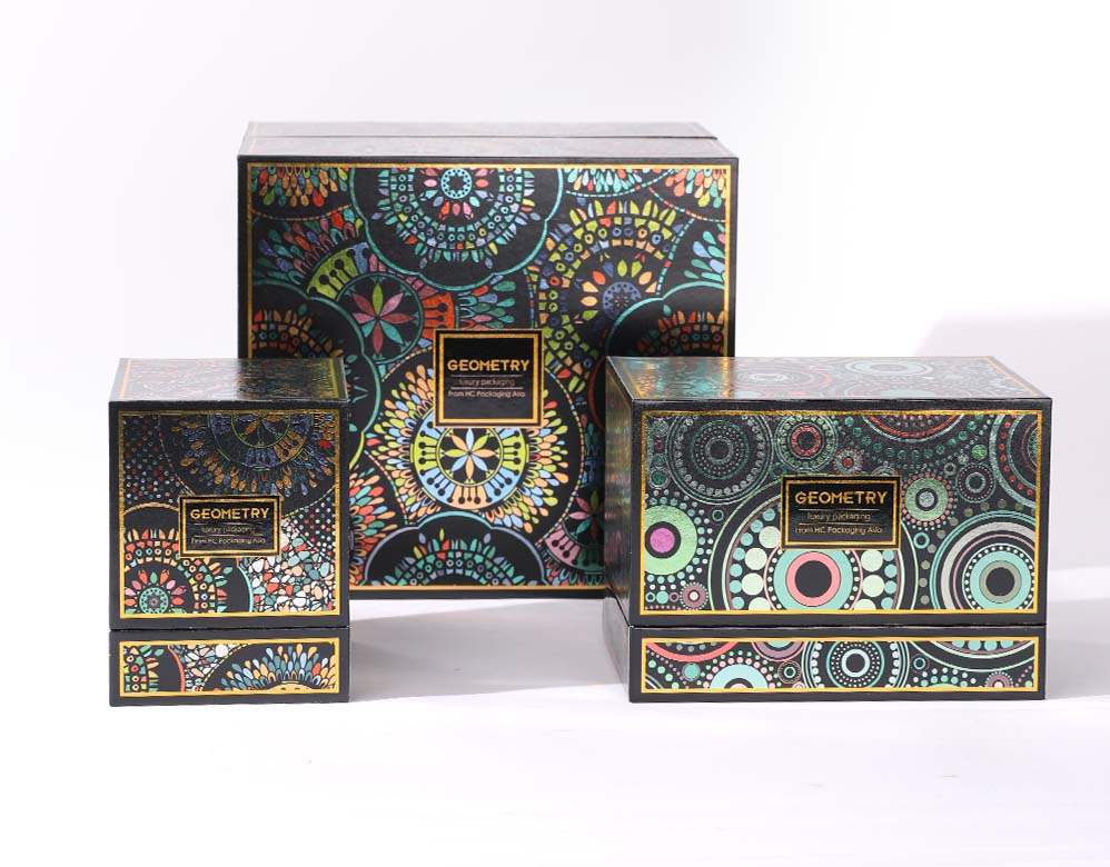Luxury paper box with cold foil
