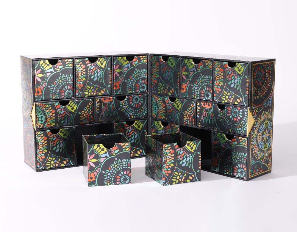 Luxury paper box with cold foil