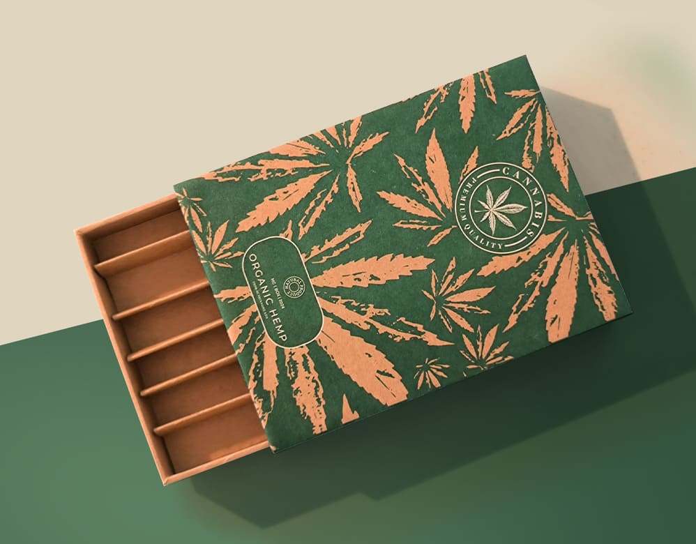 Cannabis Packaging – Eco-Friendly Kraft with UV Printing