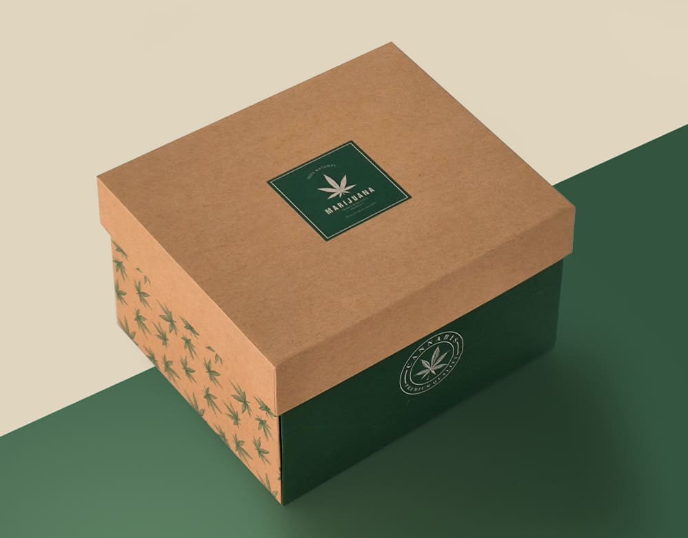 Cannabis Packaging – Eco-Friendly Kraft with UV Printing