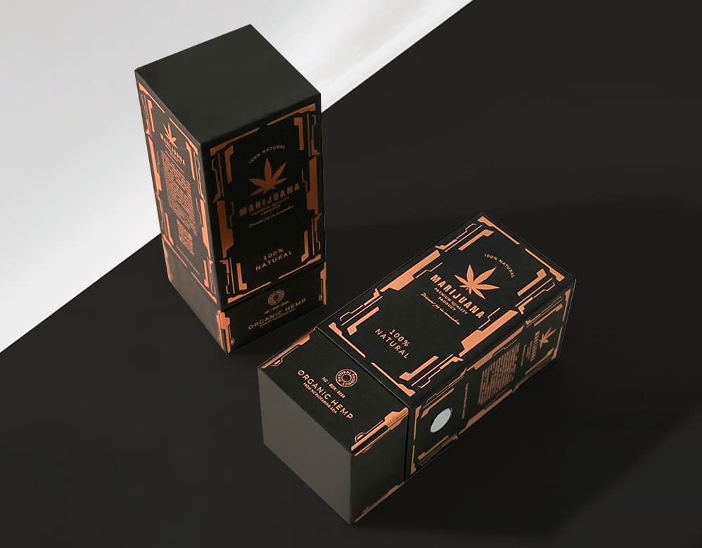 Marijuana Packaging – Black Gold Series