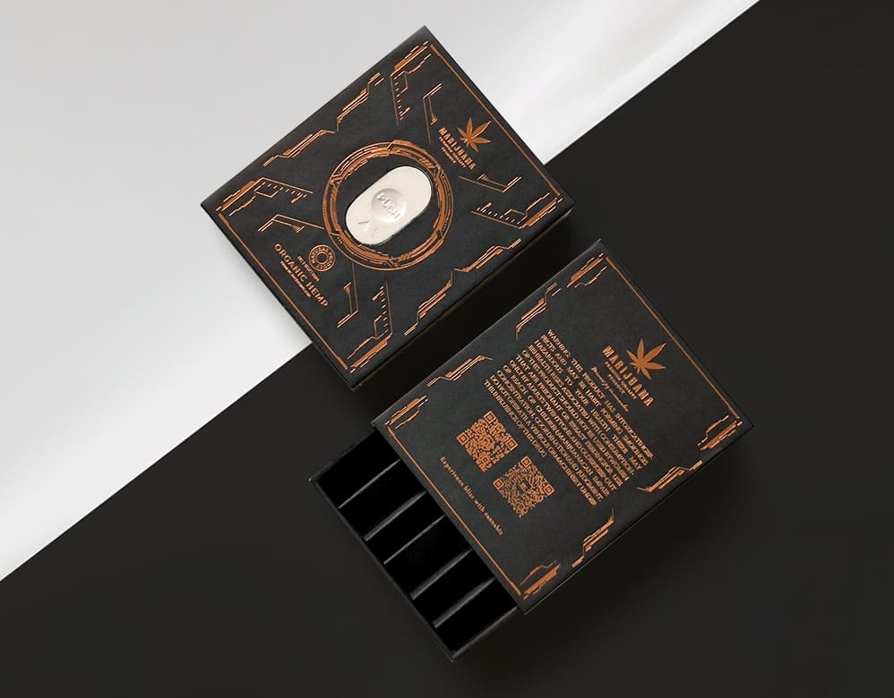 Marijuana Packaging – Black Gold Series