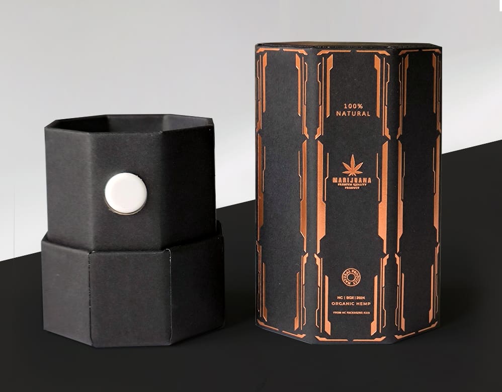 Marijuana Packaging – Black Gold Series