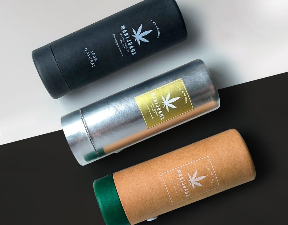 Child Resistant Cannabis Gummy Tube Box