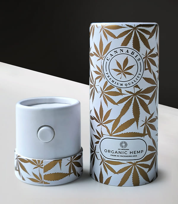 Child Resistant Cannabis Gummy Tube Box