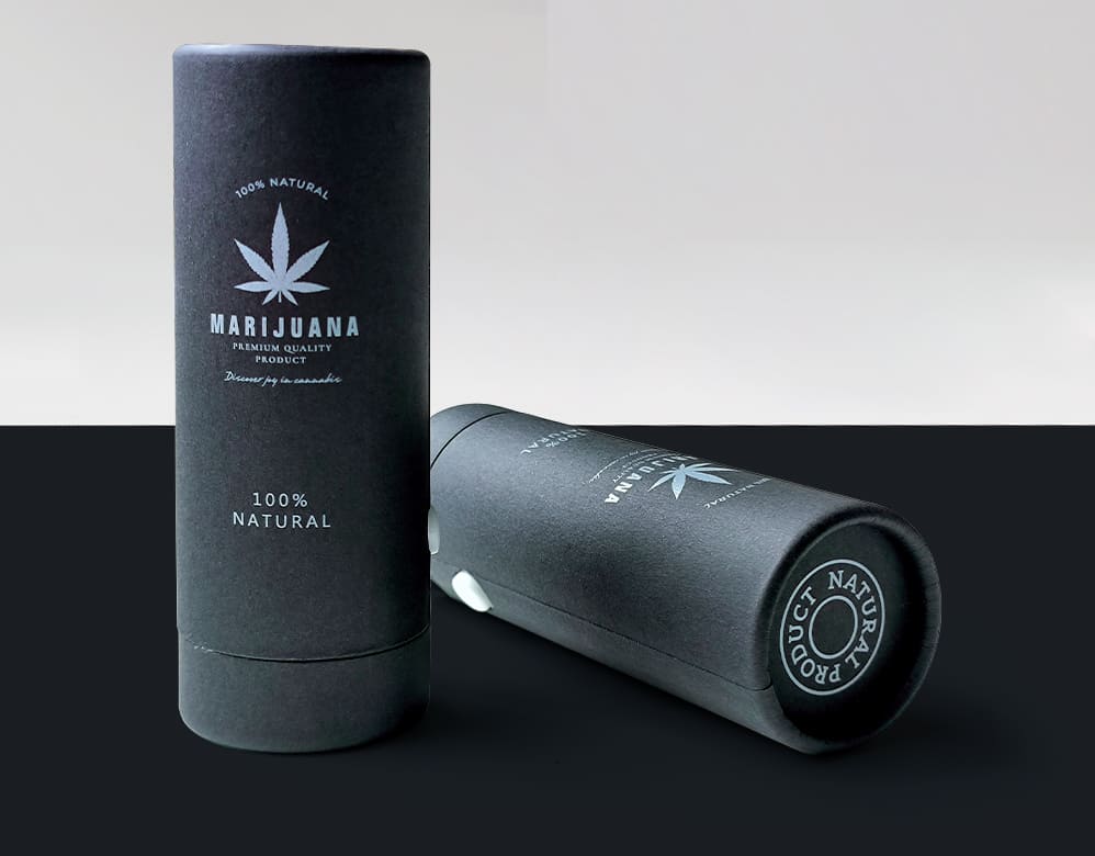 Child Resistant Cannabis Gummy Tube Box