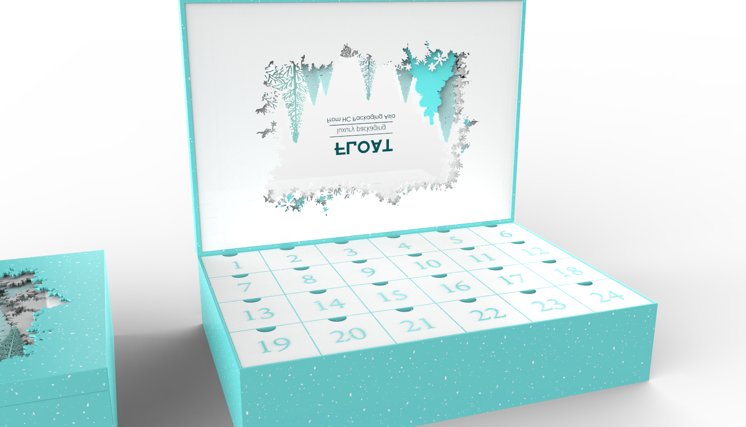 24 Christmas Calendar Box Packaging