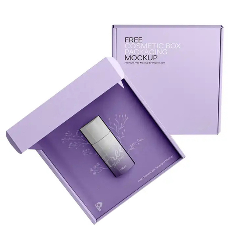 Exquisite custom corrugated cosmetic packaging box