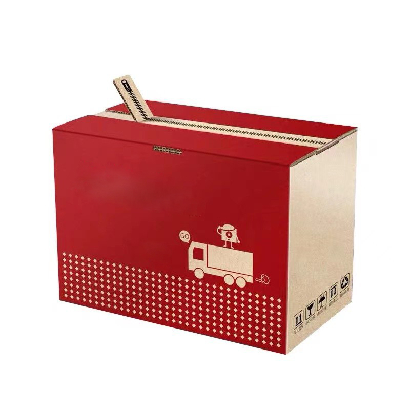 White tearable corrugated packaging mailing box customized clothing packaging custom