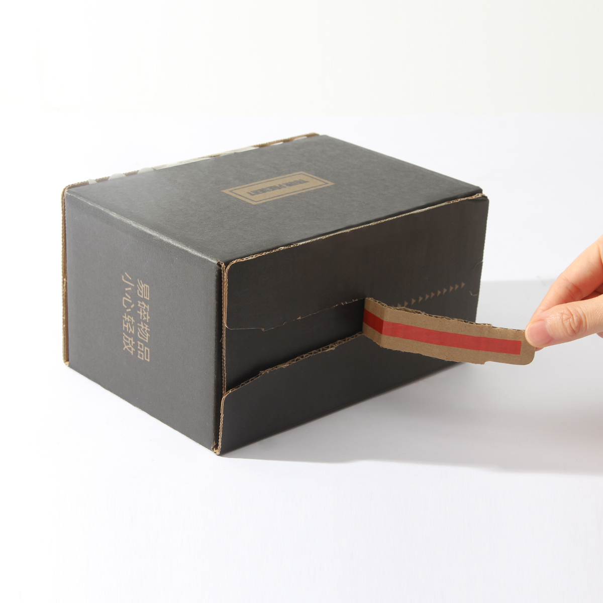 Tear-Open Corrugated Boxes Easy Access Packaging Solution