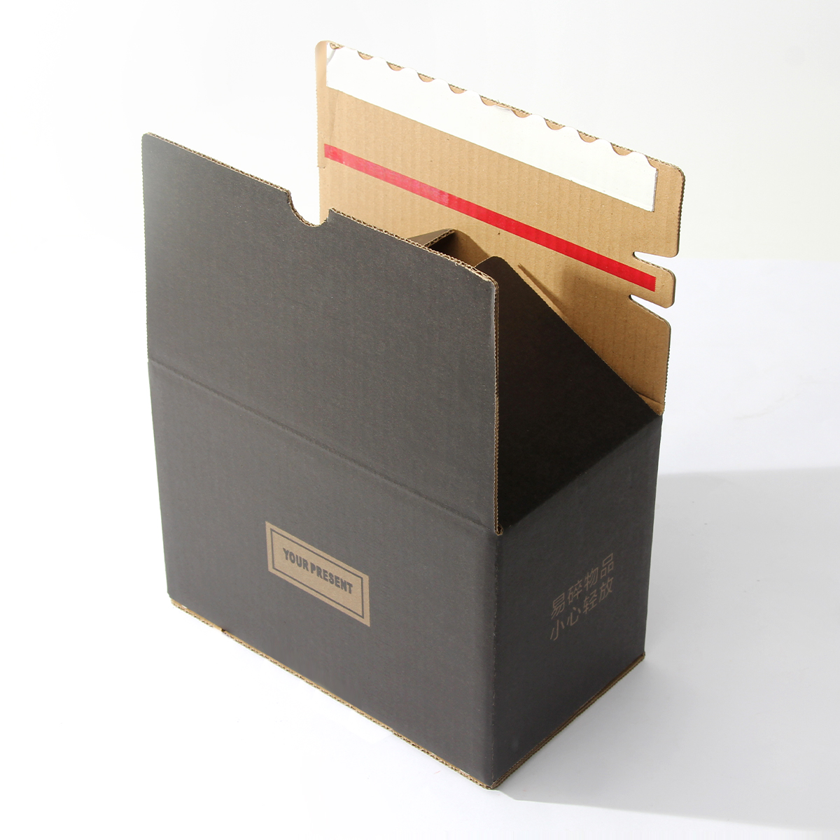Tear-Open Corrugated Boxes Easy Access Packaging Solution