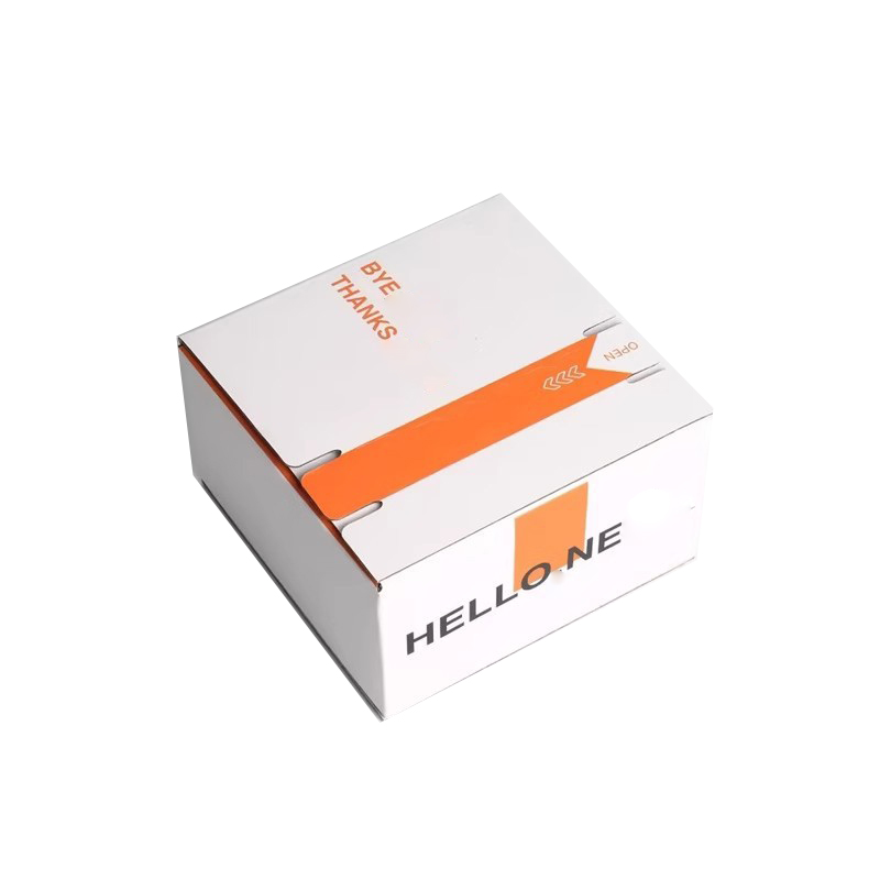 Customizable size corrugated packaging box