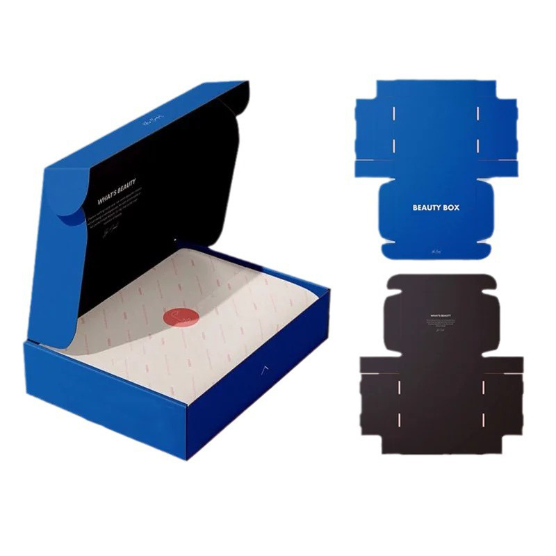 Exquisite custom corrugated cosmetic packaging box