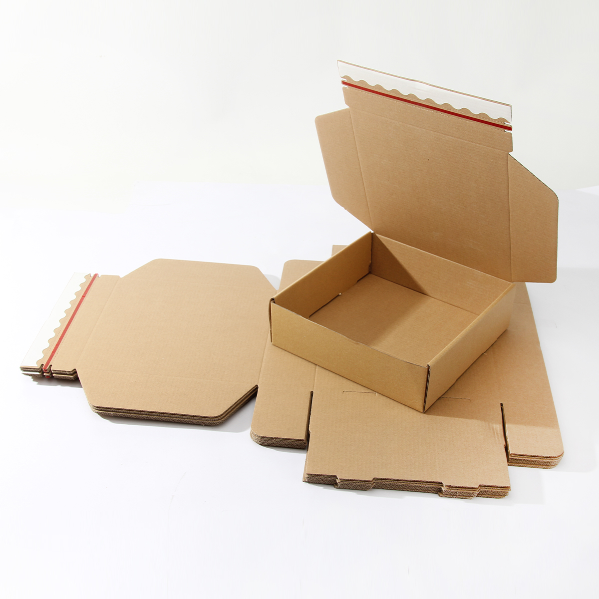 Pull-to-Open Corrugated Cartons, Simplified Unpacking Process