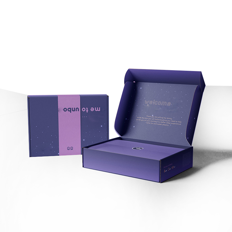 Exquisite custom corrugated cosmetic packaging box