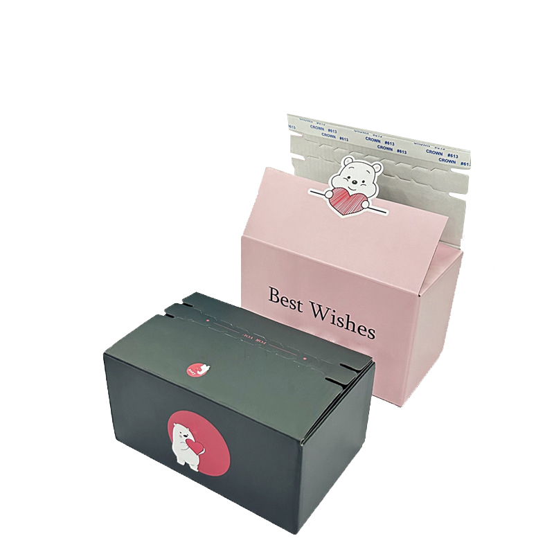 Tear-and-Go Corrugated Mailers Swift and Secure Packaging Toy cartoon tear box