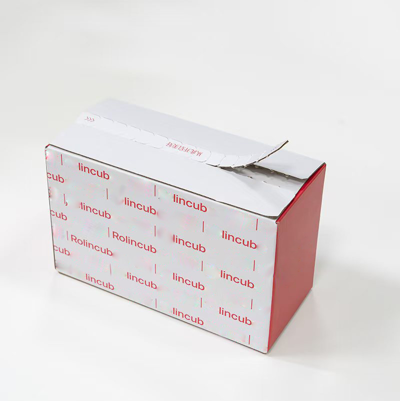 White tearable corrugated packaging mailing box customized clothing packaging custom