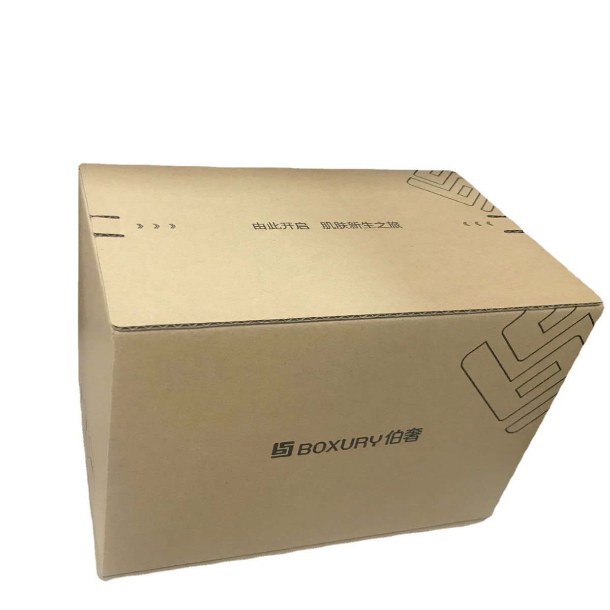 Gift shipping box Rip-Strip Corrugated Packaging Boxes Effortless Unboxing Experience