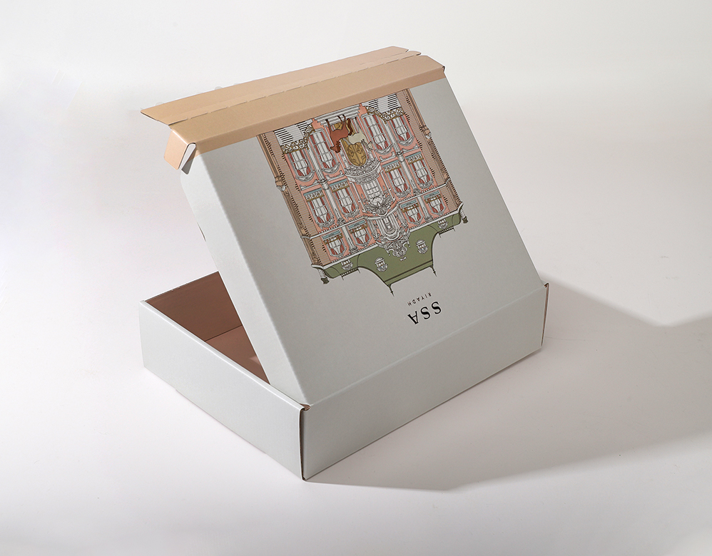 Perfume tearable mail packaging box