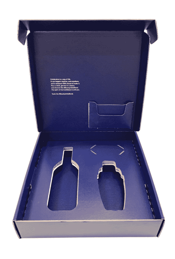 Corrugated wine packaging Wine bottle gift packaging