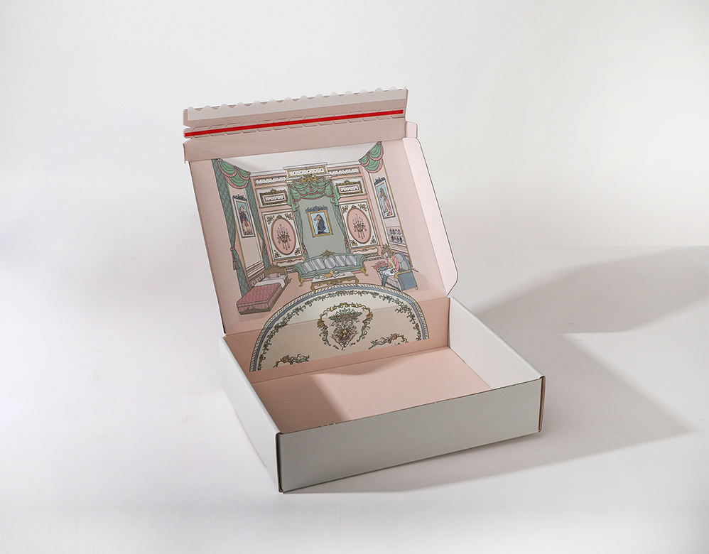 Perfume tearable mail packaging box