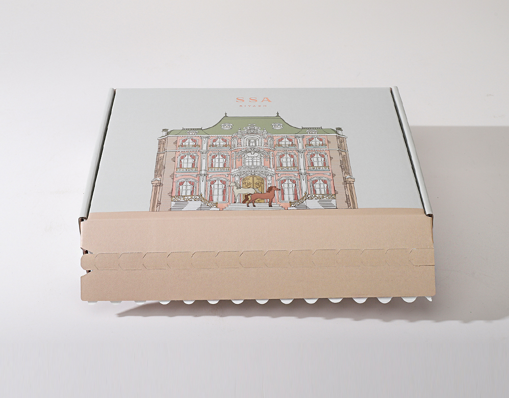 Perfume tearable mail packaging box