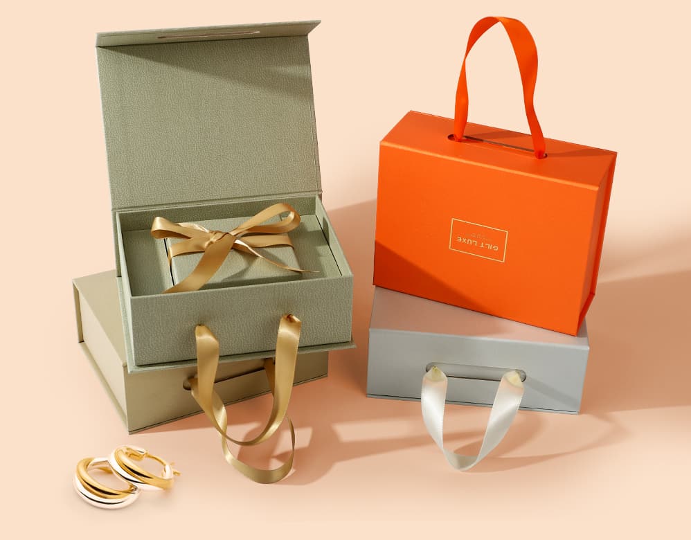 Premium Jewelry Gift Boxes & Pouches | Complete Sets