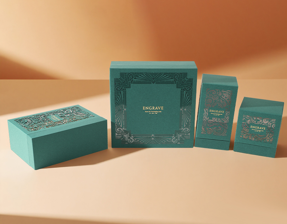 Custom Skincare Packaging with Intricate Laser-Cut Designs