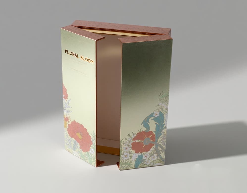 Luxury Floral Packaging Box – Custom Rigid Cosmetic Boxes from Vietnam Factory