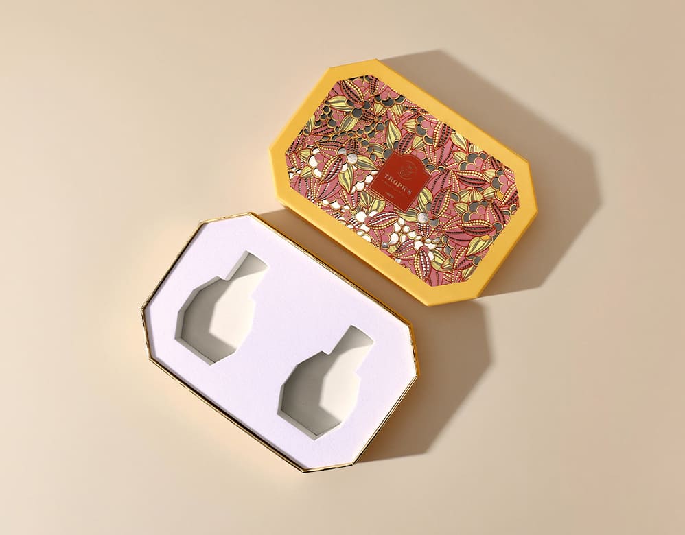 Luxury Cosmetic Boxes Tropical Collection Packaging