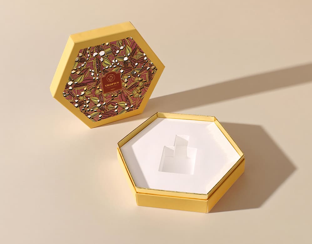 Luxury Cosmetic Boxes Tropical Collection Packaging