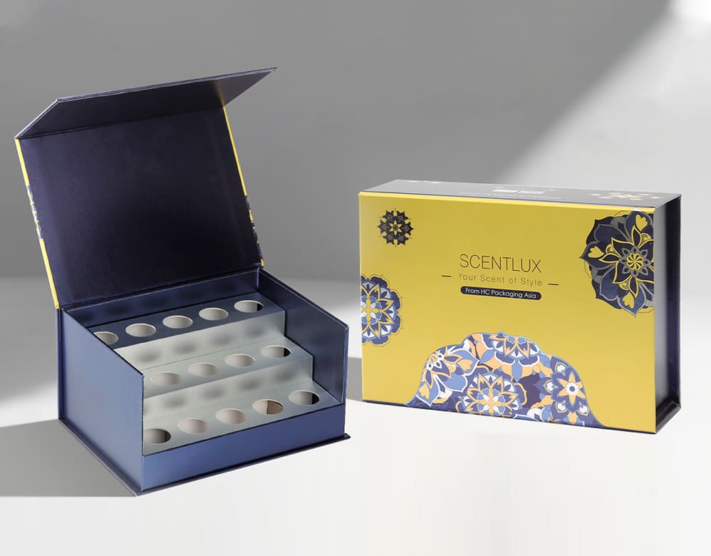 Luxury Holographic Paper Cosmetic Boxes from Vietnam