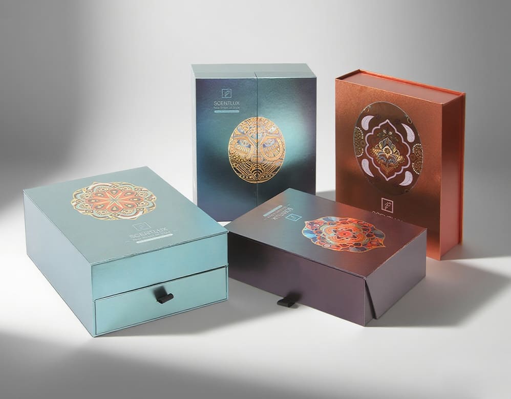 Luxury Holographic Paper Cosmetic Boxes from Vietnam