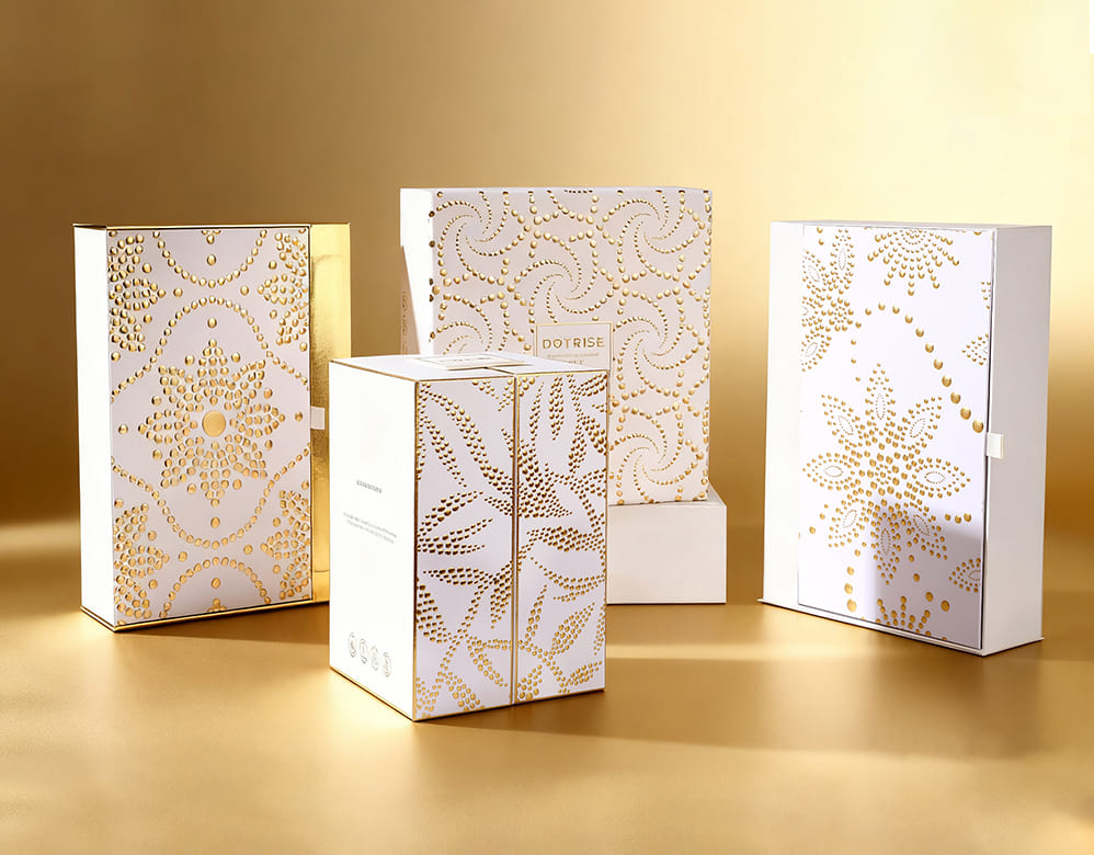 Gold Embossed Luxury Gift Boxes – Custom Packaging from Vietnam