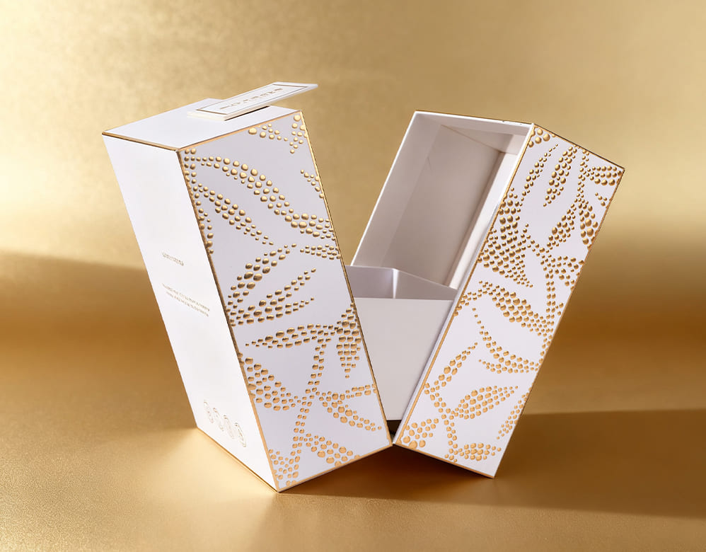 Gold Embossed Luxury Gift Boxes – Custom Packaging from Vietnam